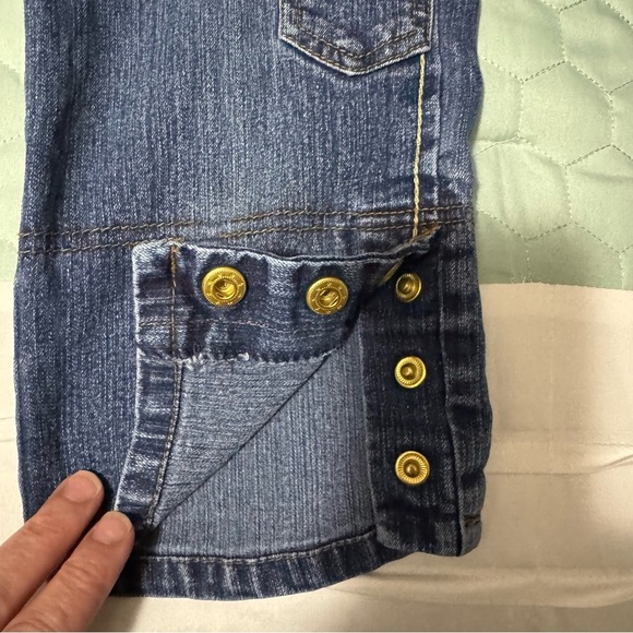 Baby Phat | Girls Girlz Blue Medium Wash Embellished Jeans Size 10 - Picture 10 of 10